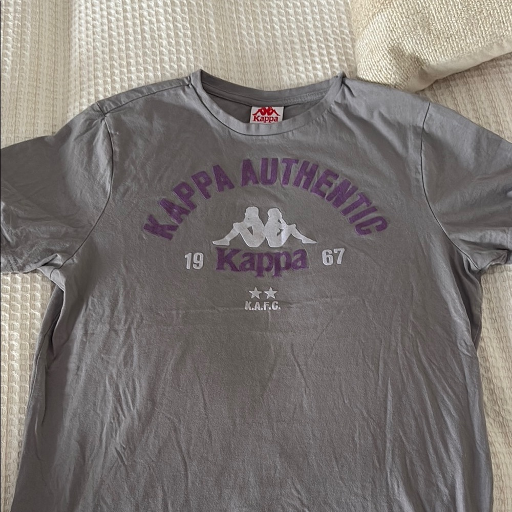 Kappa Gray and Purple T-Shirt